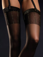 Visualizza Calze velate con balza in lurex Hypnose