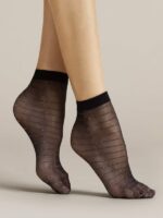 Visualizza Calze corte donna velate e rigate lurex Anello Visualizza Calze corte donna velate e rigate lurex Anello