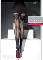 Visualizza Collant effetto autoreggente con decori Apriel