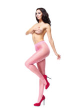 Visualizza Collant aperto velato lucido rosa P101 Pink