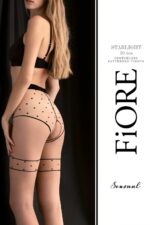 Visualizza Collant aperto color carne con pois Starlight Nude