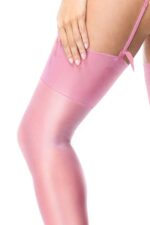 Visualizza Calze effetto lucido per reggicalze S101 Pink