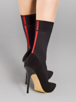 Visualizza Calzine donna con riga rossa Metro red Visualizza Calzine donna con riga rossa Metro red