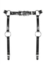 Visualizza Reggicalze effetto pelle con anelli metallici A741