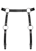 Visualizza Reggicalze effetto pelle con anelli metallici A741
