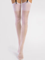 Visualizza Calze con balza alta senza silicone Infini White