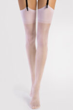 Visualizza Calze con balza alta senza silicone Infini White