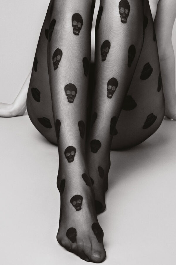 Visualizza Collant halloween teschi Agent Skully