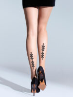 Visualizza Collant beige con cuori dietro Arise Black Natural