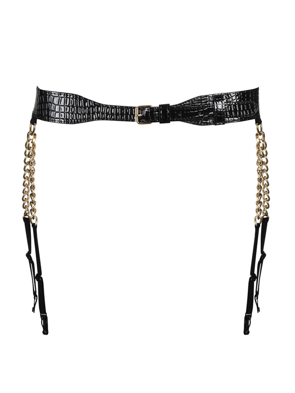 Visualizza Reggicalze lucido stampa cocco A767