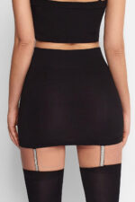 Visualizza Gonna con calze unite e cinturini in strass Cherry H23