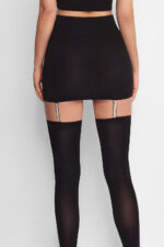 Visualizza Gonna con calze unite e cinturini in strass Cherry H23